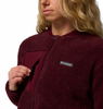 STELLAR PATH™ FLEECE BOMBER FULL ZIP WOMEN'S - RICH WINE