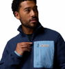 JASPER RIDGE PEBBLED FULL ZIP FLEECE MEN'S - COLLEGIATE NAVY