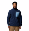 JASPER RIDGE PEBBLED FULL ZIP FLEECE MEN'S - COLLEGIATE NAVY