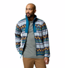 SEQUOIA GROVE II FZ PRINTED FLEECE MEN'S - PHOENIX BLUE WIZARD ISLAND