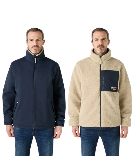 SNUG REVERSIBLE PILE JACKET MEN'S - NAVY