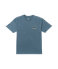 SPLIT THE PEAK MEN'S REGULAR SHORT SLEEVE TEE - STEEL BLUE