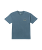 SPLIT THE PEAK MEN'S REGULAR SHORT SLEEVE TEE - STEEL BLUE