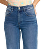FREE FALL FLARE DENIM WOMEN'S PANT - MIDDLE BROKEN BLUE