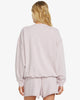 SO TYPICAL KENDAL WOMEN'S CREW TERRY SWEATER - HAZE