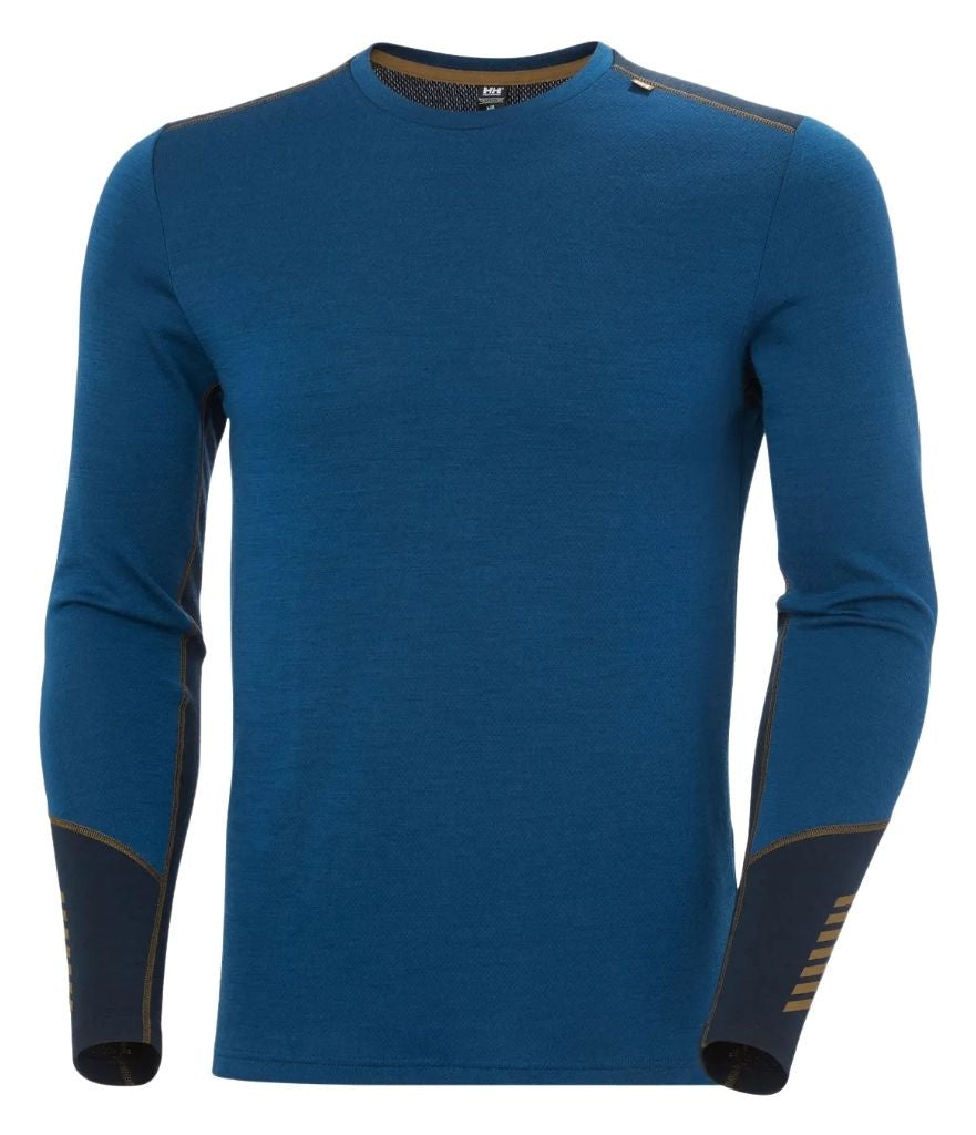 LIFA MERINO MIDWEIGHT CREW MEN'S - DARK BLUE