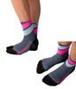 ULTRA MID SOCK - CINDER PINK GLO/6070