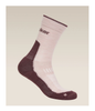 WOMEN'S HIKE + LIGHT CREW SOCK - PINK QUARTZ/JAV