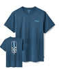 STANCE STRATA TEE - TEMPEST BLUE