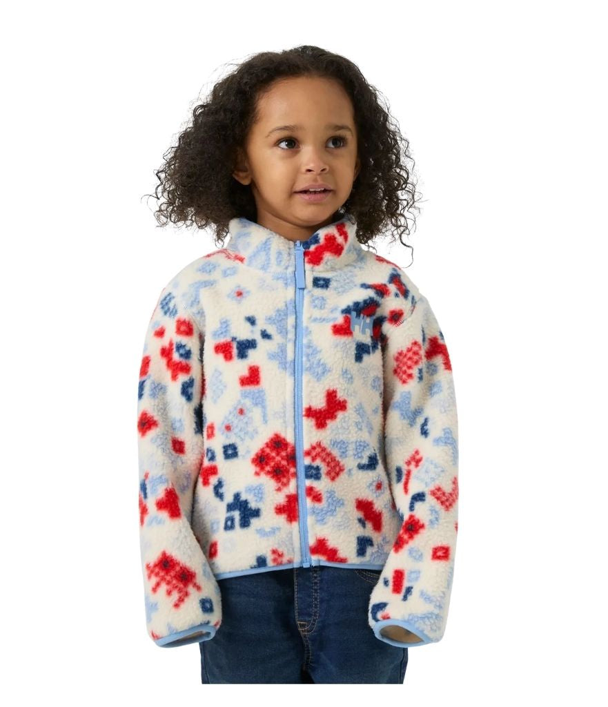 FROSTY PILE JACKET KID'S- CREAM AOP