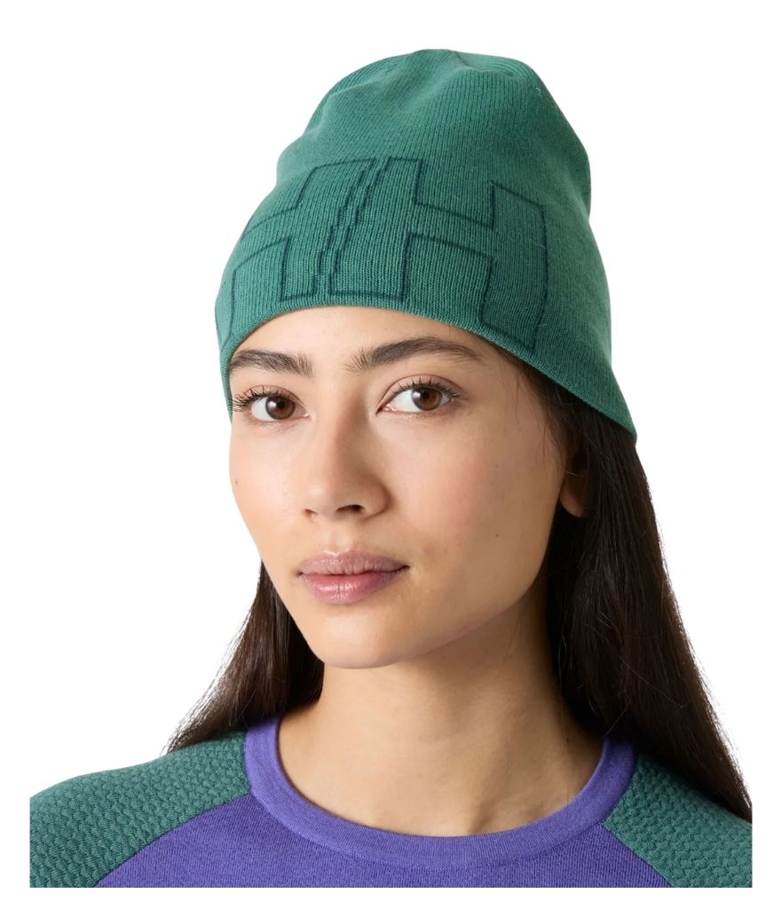 OUTLINE BEANIE - OPAL GREEN