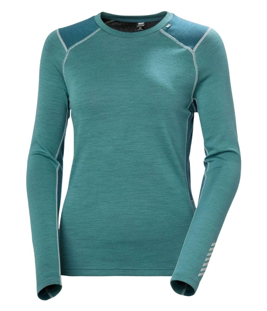 LIFA MERINO MIDWEIGHT CREW WOMEN'S - OPAL GREEN