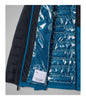 POWDER LITE II HOODED JACKET (AGES 10-20) - PHOENIX BLUE, BLACK