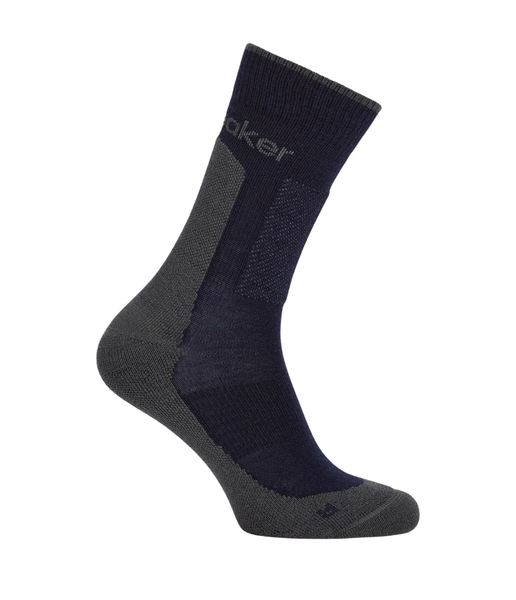 Icebreaker Hike+ Medium Crew Socks, Men's | Navy/Obsidian