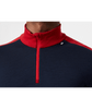 LIFA MERINO MIDWEIGHT 1/2 ZIP BASELAYER - NAVY