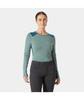 WOMEN'S LIFA MERINO MIDWEIGHT CREW BASELAYER - CACTUS