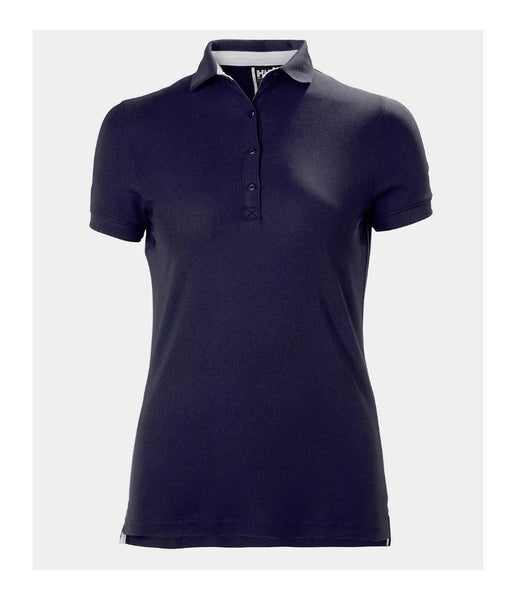 WOMEN'S CREWLINE POLO - NAVY