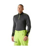 LIFA MERINO MIDWEIGHT 1/2 ZIP MEN'S - THUNDER GREY