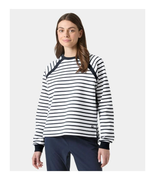 CAPRI SWEATSHIRT WOMEN'S - WHITE NAVY STRIPE