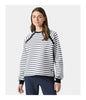 CAPRI SWEATSHIRT WOMEN'S - WHITE NAVY STRIPE