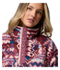 HELVETIA II PRINTED CROPPED HALF SNAP WOMEN'S - ANTIQUE MAUVE, GEOMIX