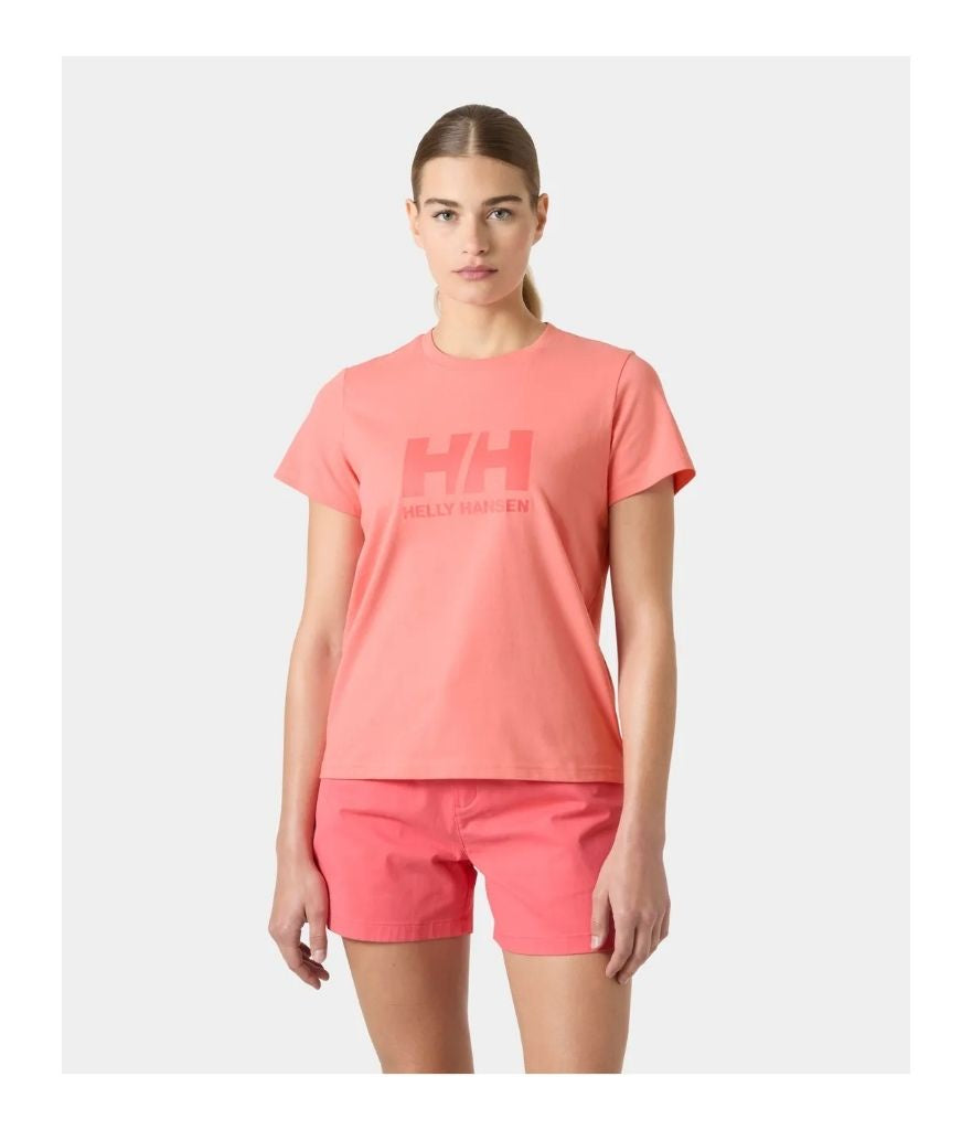 HH LOGO T-SHIRT 3.0 WOMEN'S - CORAL ALMOND
