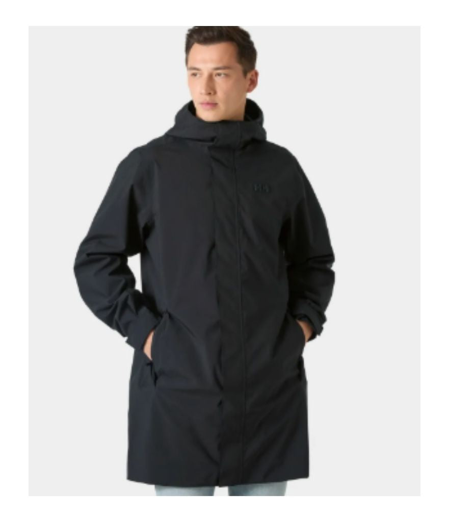 BRUSSEL RAIN COAT MEN'S - BLACK