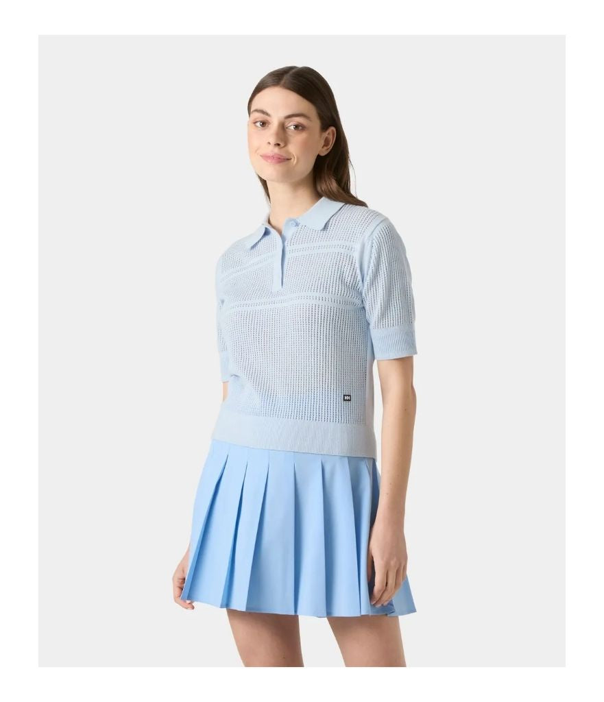 SALT KNIT POLO WOMEN'S - PINNACLE BLUE