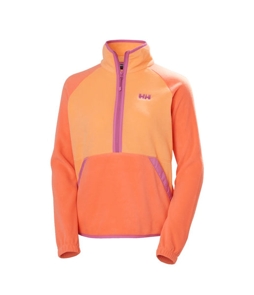 WOMEN'S RIG FLEECE 1/2 ZIP - PEACH ECHO