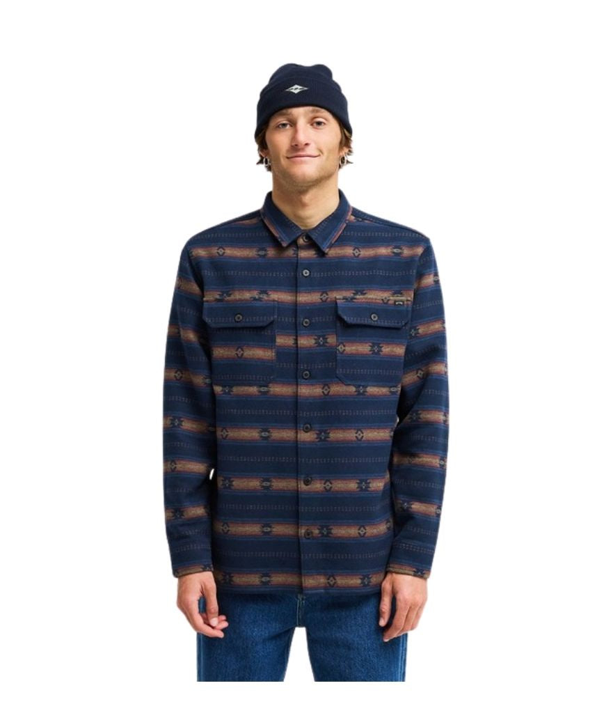 MEN'S OFFSHORE JACQUARD FLANNEL – NAVY