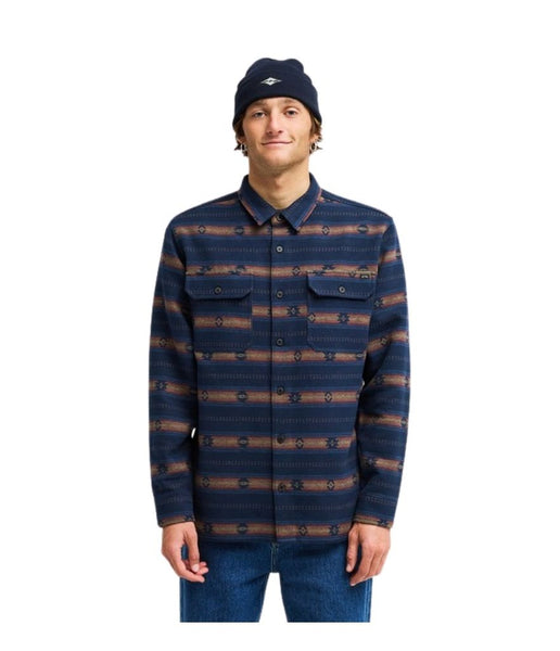 MEN'S OFFSHORE JACQUARD FLANNEL – NAVY