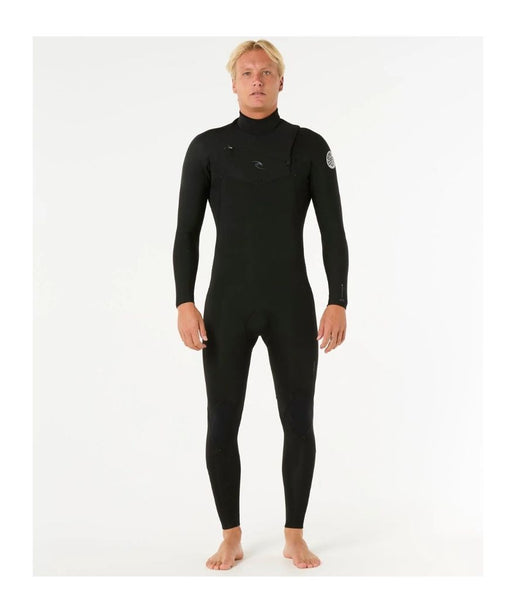 DAWN PATROL CHEST ZIP 5/3MM STEAMER WETSUIT - MEN'S - BLACK