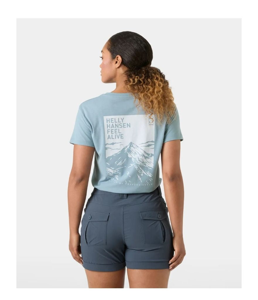 SKOG GRAPHIC TEE WOMEN'S - WINDY BLUE