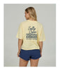 SALTY SKIMMER TEE WOMEN'S - SUNSHINE