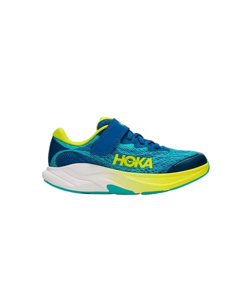 K RINCON 4 LITTLE KIDS - ELECTRIC AQUA / NEON HOKA CITRUS