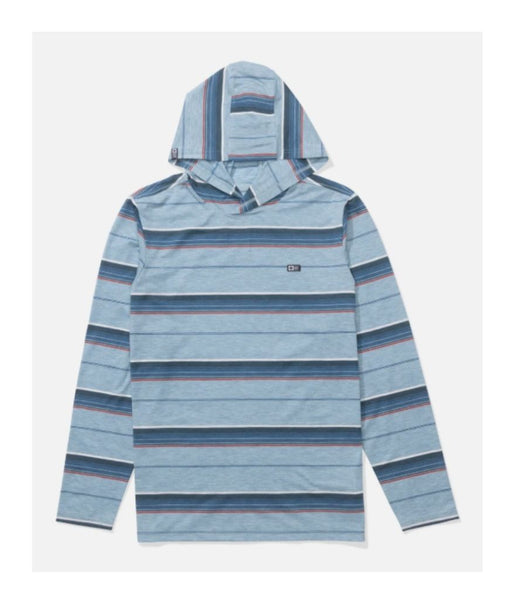 SEAWAY UV HOODIE - MINERAL BLUE
