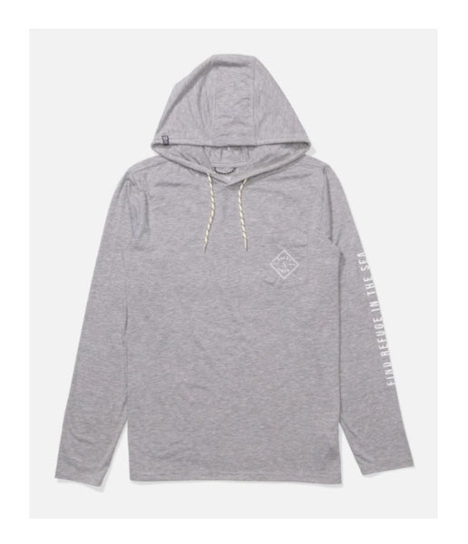 TIPPET HOOD TECH TEE - QUARRY