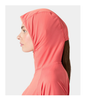 SHINE SOLEN 1/2 ZIP HOODIE WOMEN'S - SUNSET PINK