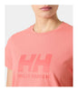 HH LOGO T-SHIRT 3.0 WOMEN'S - CORAL ALMOND