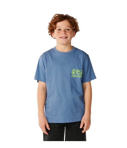 ARCHIVE RIPPED TEE - YOUTH (AGES 12-16) - BLUEFIN