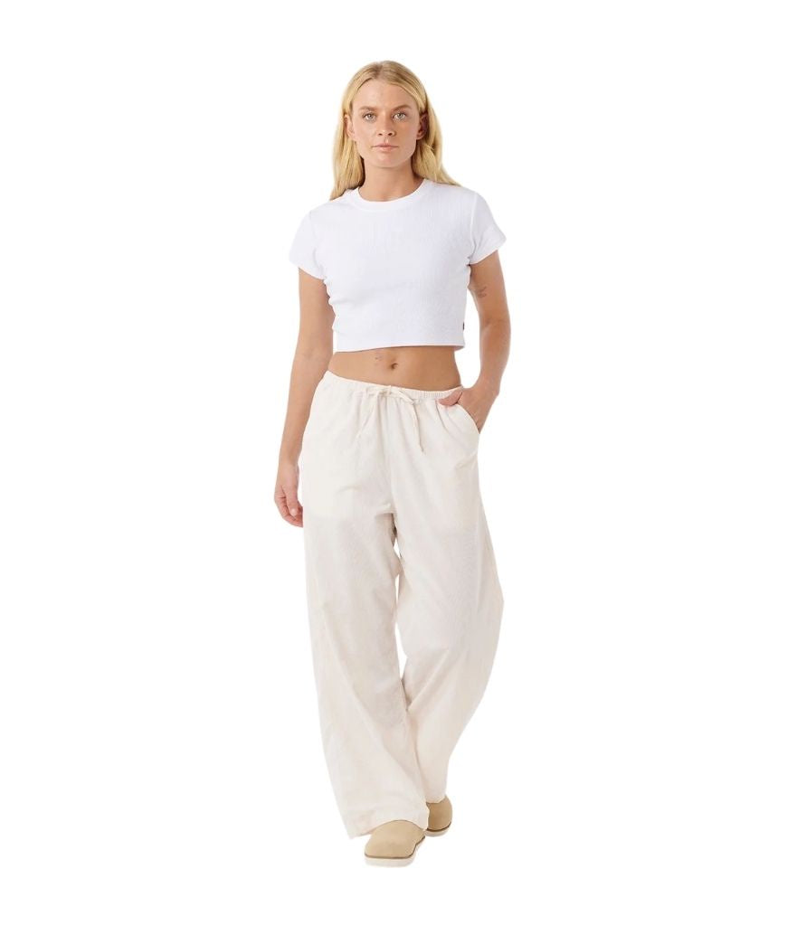 KEEPSAKES WASHED CORD PANT - WOMEN'S - STONE