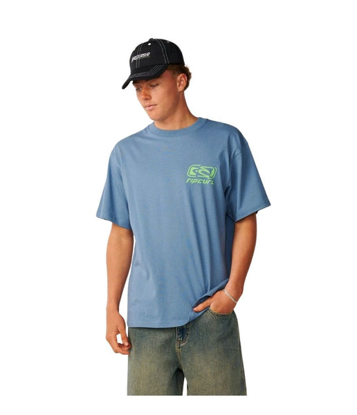 ARCHIVE RIPPED TEE MEN'S - BLUEFIN