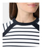 CAPRI SWEATSHIRT WOMEN'S - WHITE NAVY STRIPE