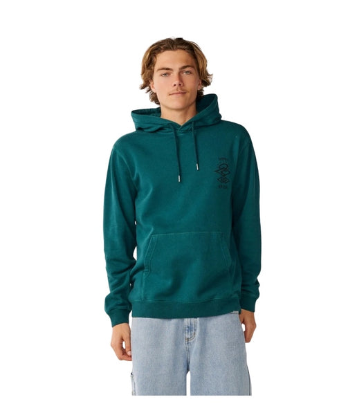 SEARCH ICON HOOD MEN'S - BLUE GREEN