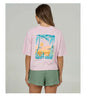 TRAVEL FAR SKIMMER TEE WOMEN'S - PINK SKIES