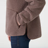 COVE DEEP PILE FLEECE JACKET WOMEN'S - PLUM TRUFFLE
