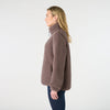 COVE DEEP PILE FLEECE JACKET WOMEN'S - PLUM TRUFFLE