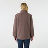 COVE DEEP PILE FLEECE JACKET WOMEN'S - PLUM TRUFFLE