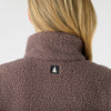 COVE DEEP PILE FLEECE JACKET WOMEN'S - PLUM TRUFFLE