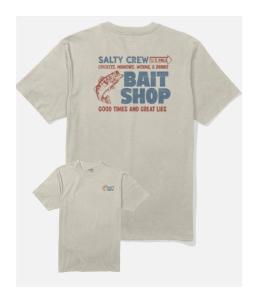 BAIT SHOP SHORT SLEEVE TEE - MOONBEAM